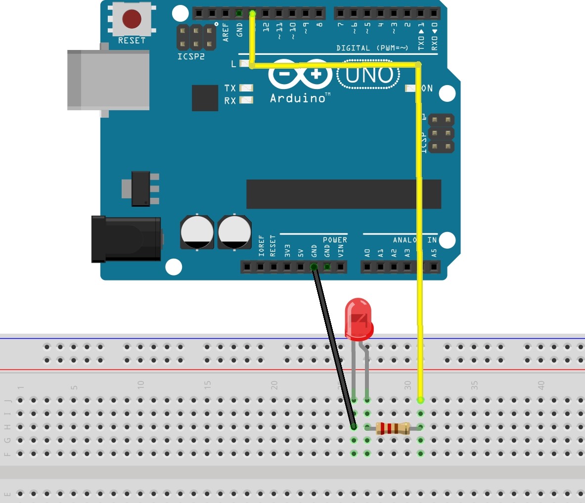 LED and Switch interfacing with Arduino - Cover Image